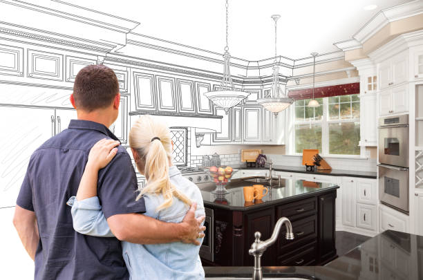 Professional Open Concept Kitchen technician working in Levittown, PA